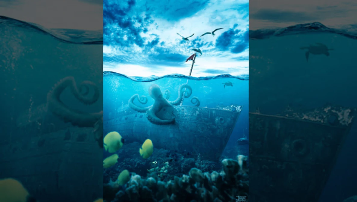 Watch Create a Realistic Underwater Composite in Photoshop on YouTube.