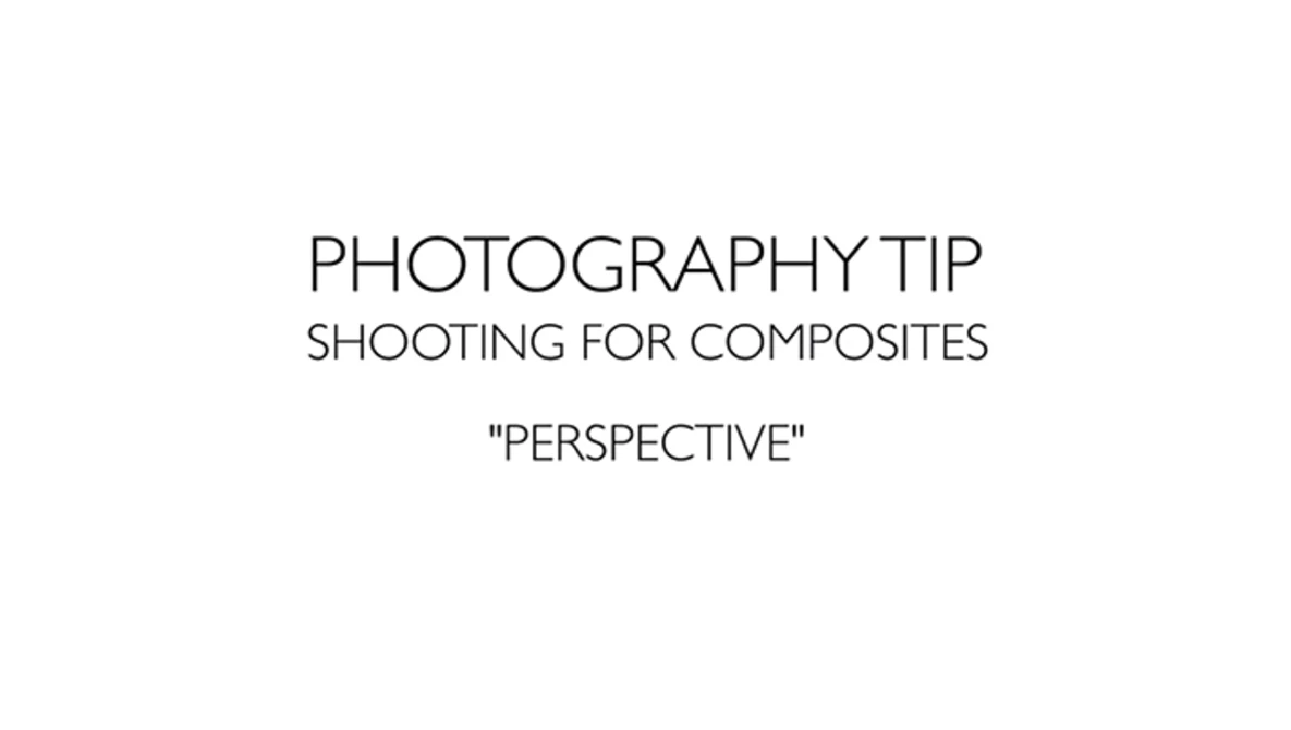 Watch PHOTOGRAPHY TIP: Shooting for Composites on YouTube.