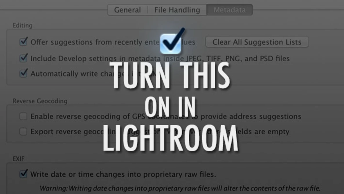 Watch Automatically Save Your Edits in Lightroom on YouTube.