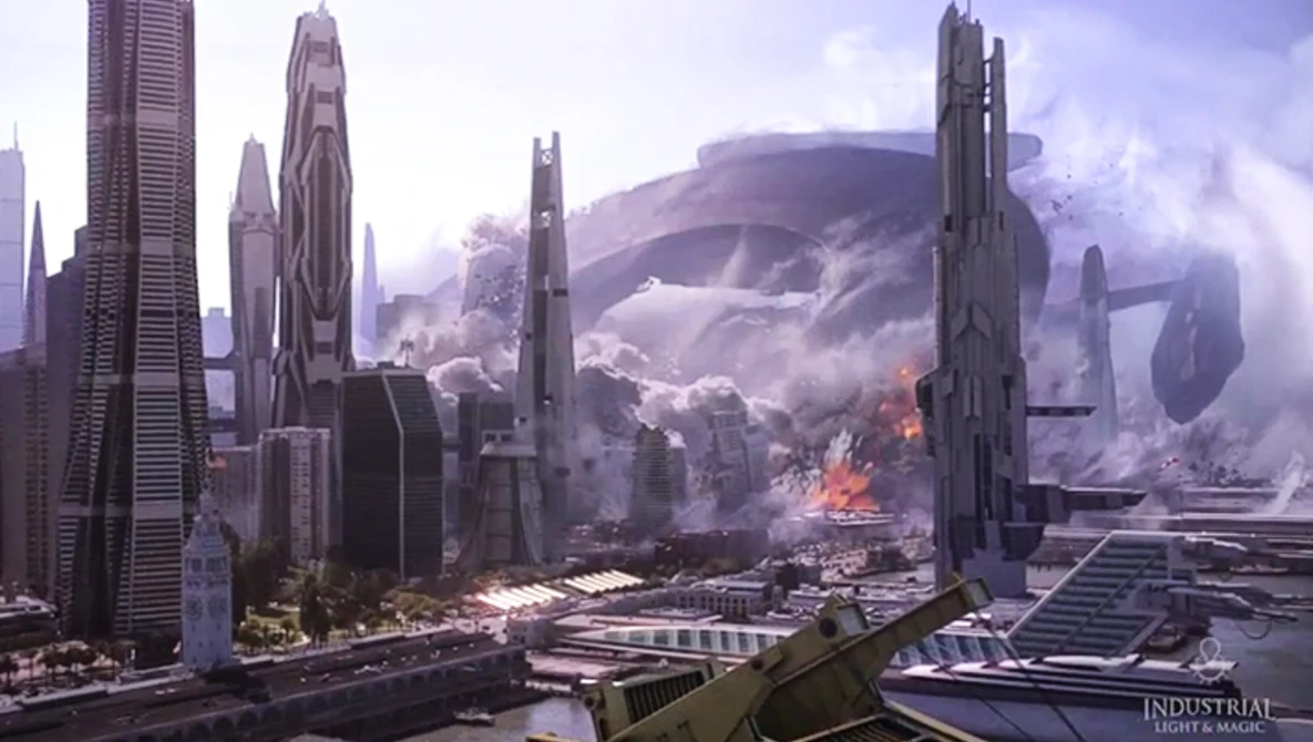 Watch ILM: Behind the Magic of Future San Francisco in Star Trek Into Darkness on YouTube.