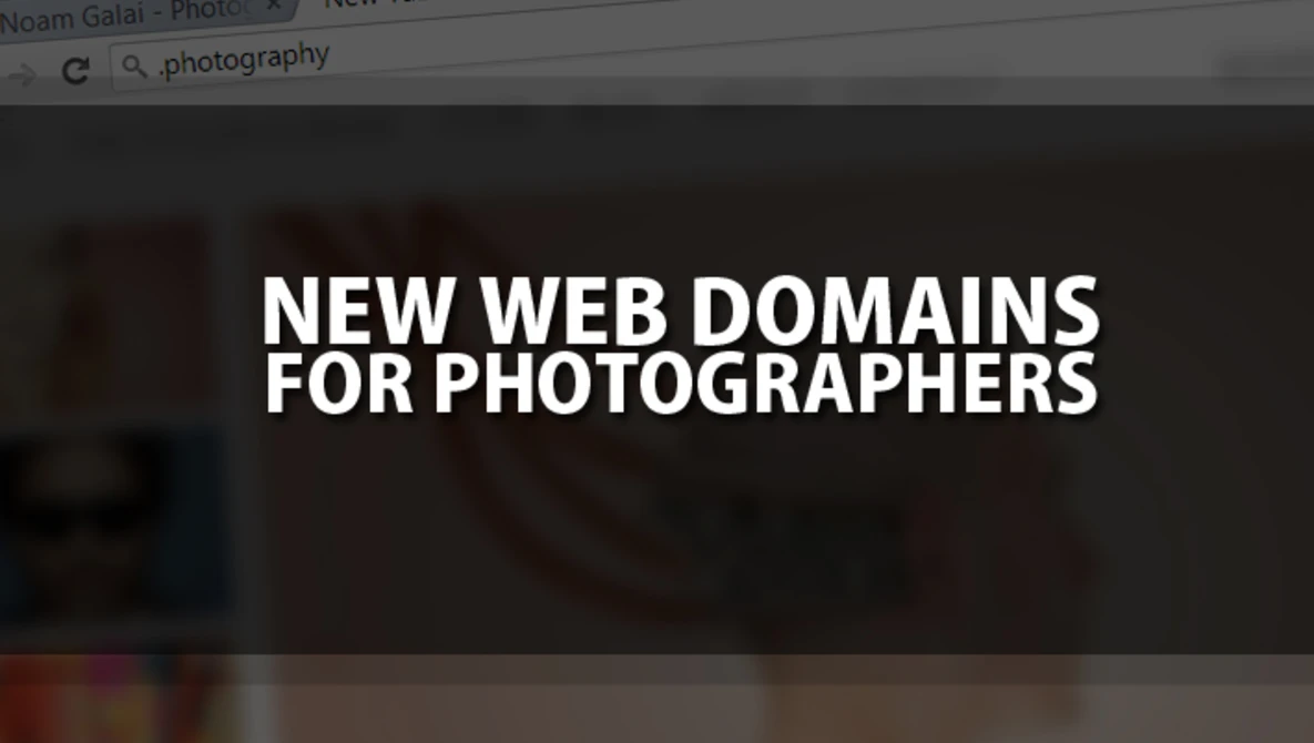 Watch New Domain Names for Photographers on YouTube.