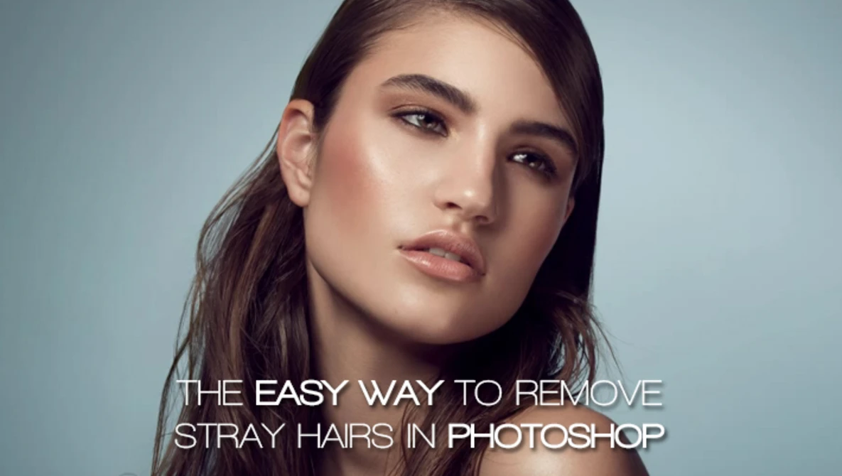 Watch How To Quickly Remove Stray Hairs in Photoshop on YouTube.