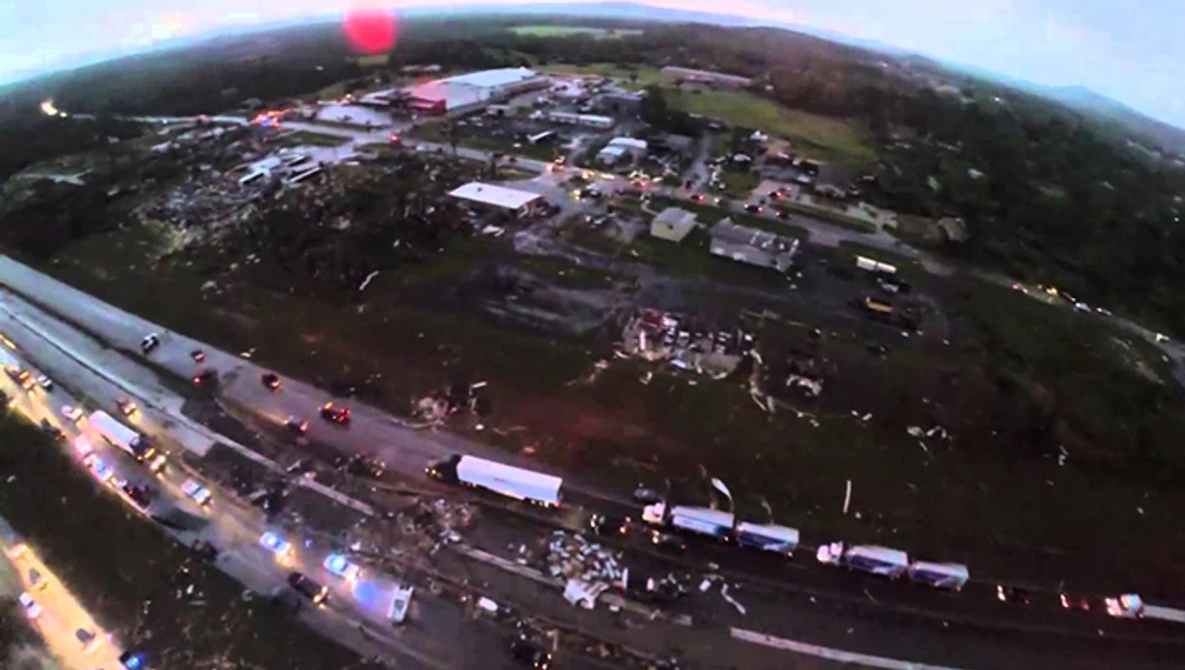 Watch Mayflower Arkansas Tornado Damage Aerial Video 4-27-2014 on YouTube.