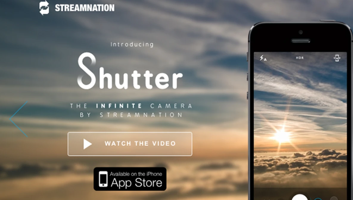 Watch Shutter, the Infinite Camera by StreamNation on YouTube.