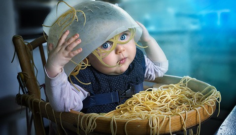 Ingenious Father of Three Uses Daughters to Create Digital Masterpieces