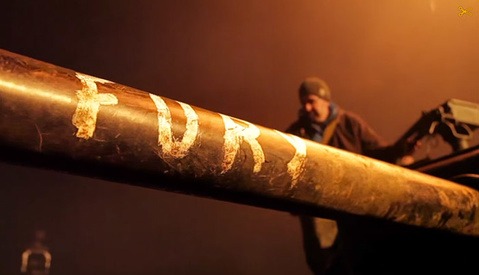 Behind the Scenes B-Roll Footage of "Fury" Starring Brad Pitt