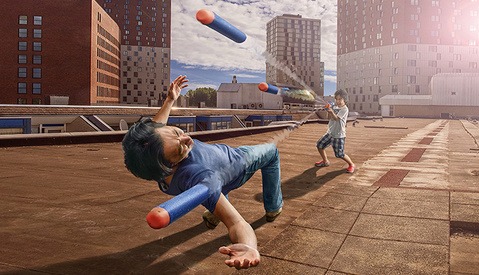 Ingenious Father Uses Son to Create Digital Masterpieces