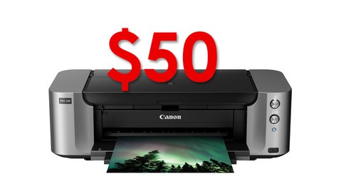Get The $400 Canon Pro-100 Printer For $50 Right Now
