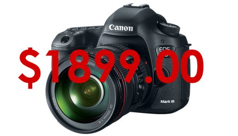Amazing Deal: The Canon 5D Mark III For $1899