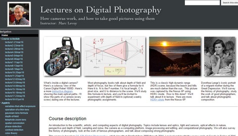 Stanford Professor Releases Free University-Level Digital Photography Course