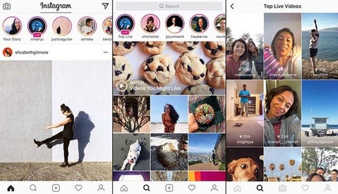 Instagram Launches Live Video and Snapchat-Style Disappearing Photos