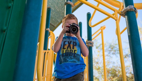 Teaching Your Child To Use a DSLR Camera