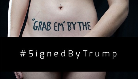 NSFW: A Student's Hard-Hitting Trump Quote Photo Series Goes Viral