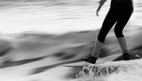 Creating Painterly Surfer Photographs With a Slow Shutter