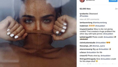 Supermodel Tyra Banks Posts Photographer's Work on Her Instagram Without Permission or Credit