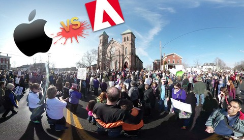 Adobe, Apple on a Collision Course to Win Over 360-Degree Video Shooters