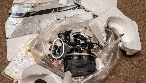 Photographer's Lens 'Smashed to Smithereens' During Transit to eBay Buyer