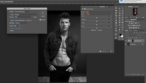 Using Apply Image on Layer Masks in Photoshop
