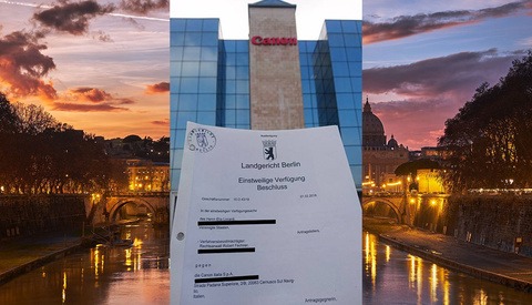 Court Injunction Insists Canon Italia Must Remove Elia Locardi's Image