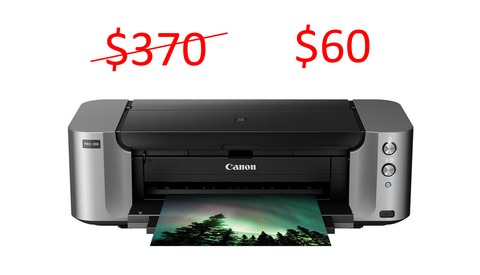 Get a Canon PIXMA PRO 100 Printer for only $60 - Limited Time Offer