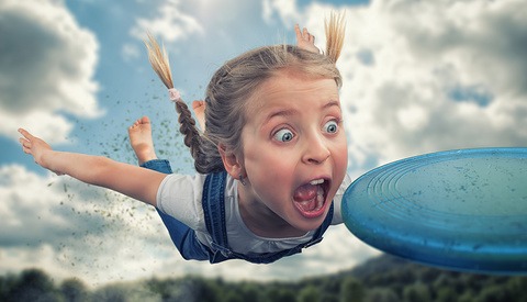 Dad Poses His Children for Out of This World Images Using Photoshop