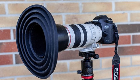 Meet the Lens Hood That Prevents Reflection When Shooting Through Glass
