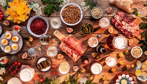 Five Tips for Photographing Large Food Flat Lays