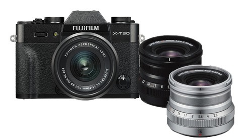 Fujifilm Announces the X-T30 Camera, 16mm f/2.8 Lens, and Firmware 4.1 for the X-T3