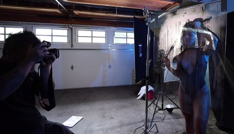 Behind the Scenes on a Budget Shower Shoot