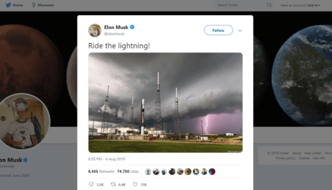 Elon Musk Uses Image Without Permission or Credit, Begins Blocking Anyone Who Challenges Him