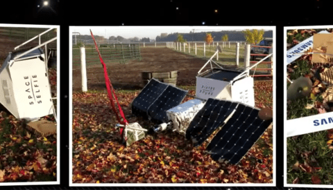 Samsung's 'Space Selfie' Mission Ends Abruptly When Satellite Crashes Back to Earth, Lands in Michigan Couple's Garden