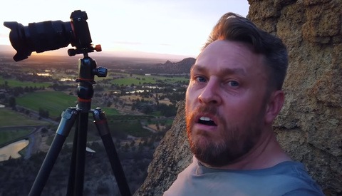 Landscape Photography's Odd Duo Have a Laugh on a Mountain: Stunning Images Ensue