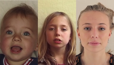 Artist Captures Video Portrait of Daughter Once a Week for 20 Years