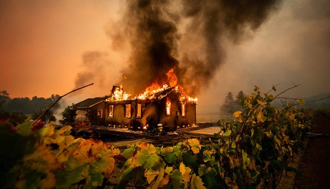 The Surreal Photos Taken by the Man Documenting the World's Most Devastating Wildfires