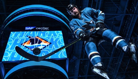 Impossible Hockey Portraits Taken From Below the Ice