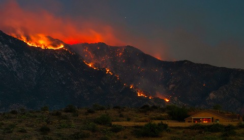 A Different Experience for a Landscape Photographer: Fires at Night