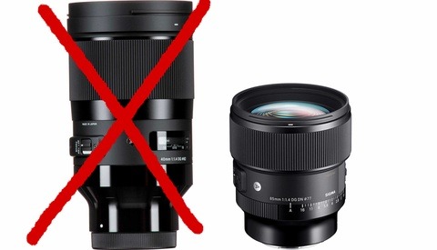 Has Sigma Finally Given up on Producing Oversized Lenses?