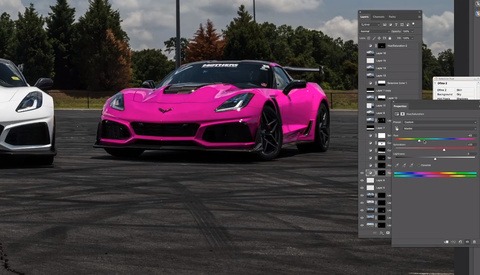 Adding a Vehicle to the Shot in a Different Color