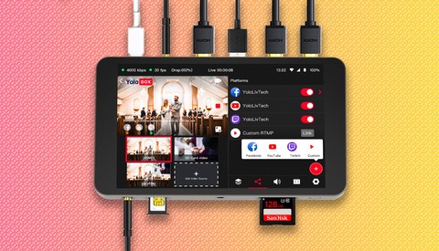 Stream Multiple Cameras to Multiple Social Networks, No Laptop Needed