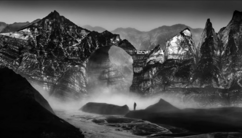 The Photographer Working at the Edge of the World