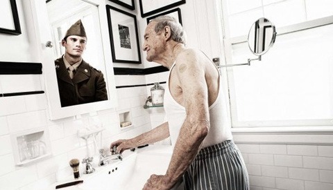 Reflections: Portraits of the Elderly as They Once Were