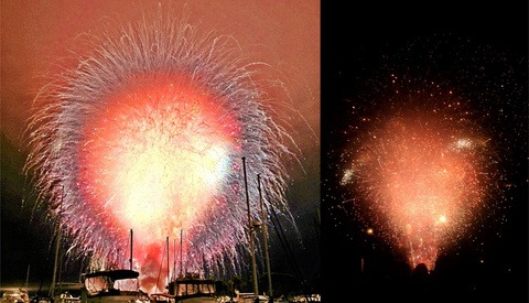 San Diego Fireworks Snafu Results in Unintentional Art