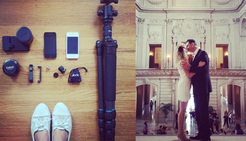 An Entire Wedding Shot On An iPhone And Processed Using Instagram
