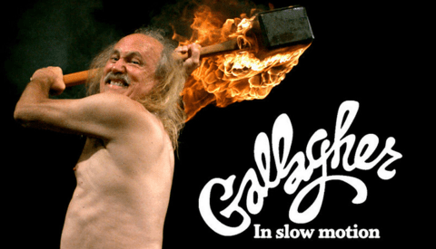 Gallagher In Slow Motion ... This Video Was Destined To Be Made