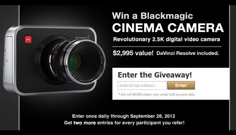 Only One Week Left! Fstoppers and PremiumBeat.com Are Giving Away A Blackmagic Cinema Camera