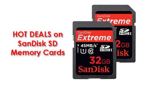 SanDisk SD Memory Cards Are 60% Off