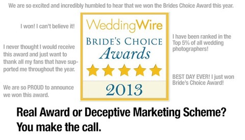 What is Really Behind WeddingWire's Bride's Choice Award?