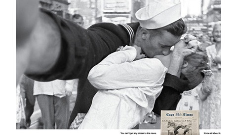 Cape Times Photoshops Famous Moments In Time Into Self Portraits