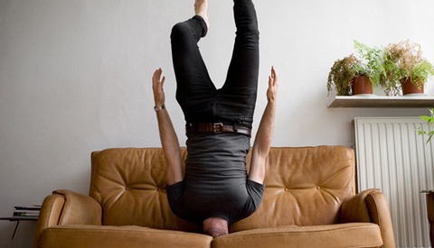 A Detest Of The Fashion Industry Makes Caulton Morris Take Self Portraits Doing A Headstand