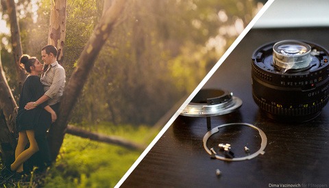 Free-Lensing: Turn Your Old Lens Into a Tilt-Shift Lens